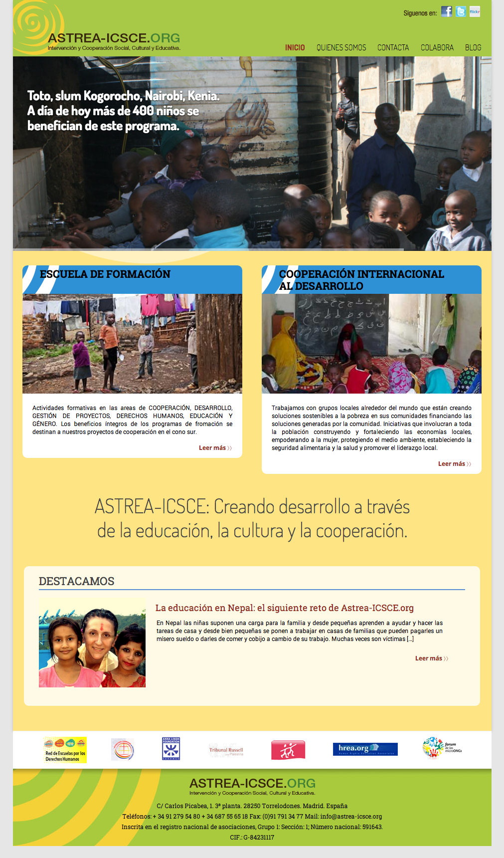 ASTREA-ICSCE | Intervencion y cooperacion social, cultural y educativa